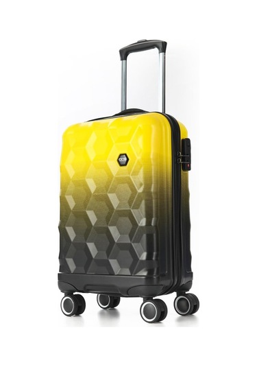 Ççs Kadın Büyük Boy Valiz V.ccs5226-1 Siyah-sarı