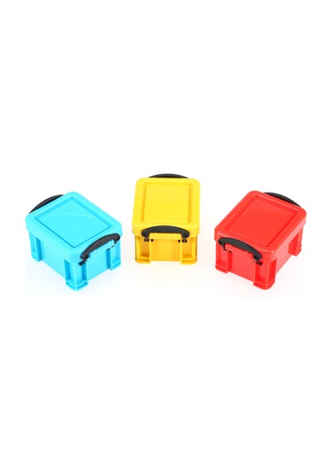 Symbee Rc Tırmanış Arabası Çatı Ekipmanı İçin Plastik Taşıma Kutusu Mavi