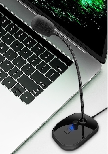 Kosona Usb Mikrofon Sk-30 Siyah Plastik -33db Hassasiyet 100 10khz Frekans Aralığı Ses Kaydı İçin