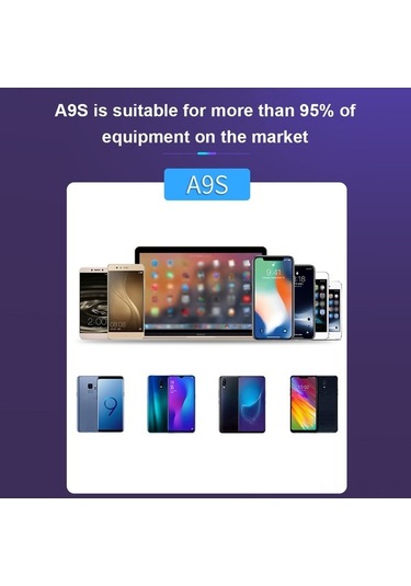 Sandwich A9s 8 Yuva Usb Şarj Cihazı, 12-24v 40w Led Ekranlı Akıllı Telefon Tablet Dvr Şarjör