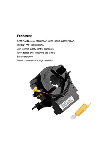 Sones Chrysler / Jeep / Dodge 2007-2016 İçin Araç Direksiyon Spiral Kablo Saat Yayı 5156106af