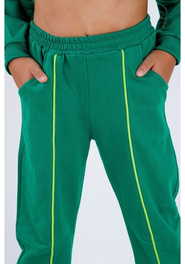 Erkek Çocuk Don't Stop Baskılı Örme Basic Eşofman Takımı 001