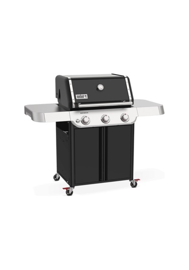 Weber Genesis E-315 Siyah Gazlı Barbekü 3 Brülör, Geniş Pişirme Alanı-276 Siyah