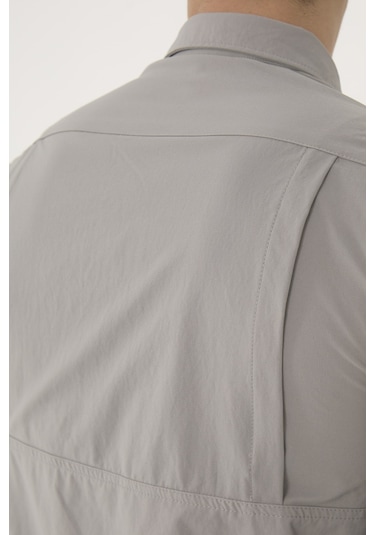 Camp Scoutland Camp376 Outdoor Tactical Rahat Ve Kullanışlı Su İticili Erkek Taktik Gömlek Taş