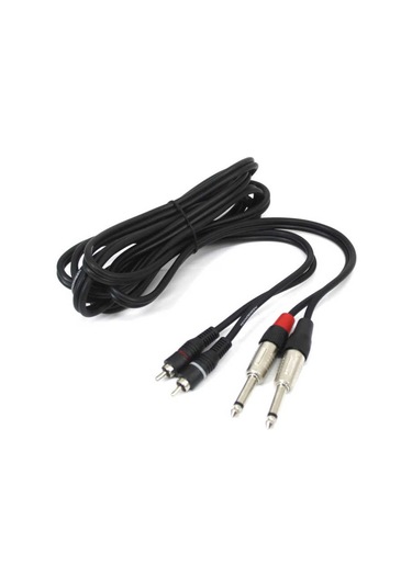 Teknogreen Tks-905 2X6.3 Mono 2Xrca E-E Kablo 5M.