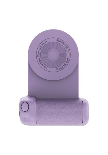 Reedark Manyetik Telefon Tutucu: Kablosuz Şarj Standı & Bluetooth Kumanda İle Video/fotoğraf Çekimi Mor Pd Mor