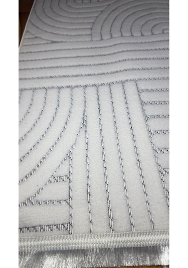 Loft Krem Bohem İskandinav Sisal Pamuk Taban Yıkanabilir Özel Kesim Kaymaz Salon Mutfak Krem