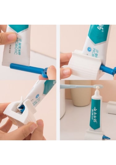 Diş Macunu Sıkma Aleti 2 Adet Çok Renkli