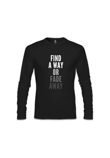 Find A Way Siyah Erkek Sweatshirt
