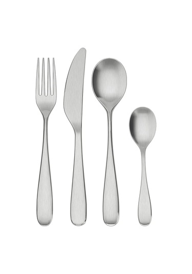 6 Kişilik Çatal Bıçak Takımı Açık Gri