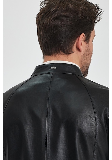 Frank Siyah Deri Mont 001