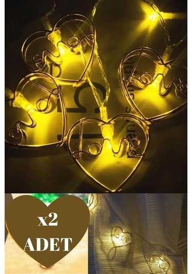 Buffer Kalpli Şerit Led Işık Zinciri Aydınlatma Doğum Günü Süs Işığı Çok Renkli