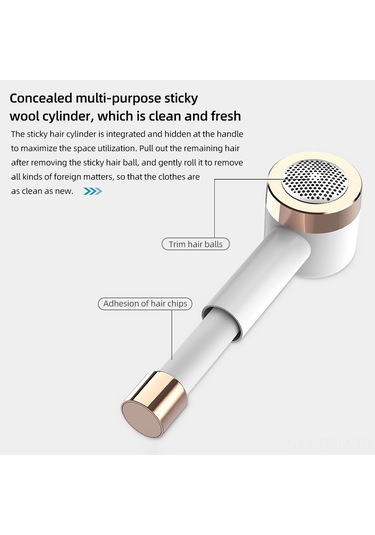 Qingmipy Şarj Edilebilir 2 Si 1 Arada Usb Kumaş Tüy Toplayıcı Ve Yün Kesici, Mobilya Ve Kıyafetler İçin Pratik Çözüm Diğer
