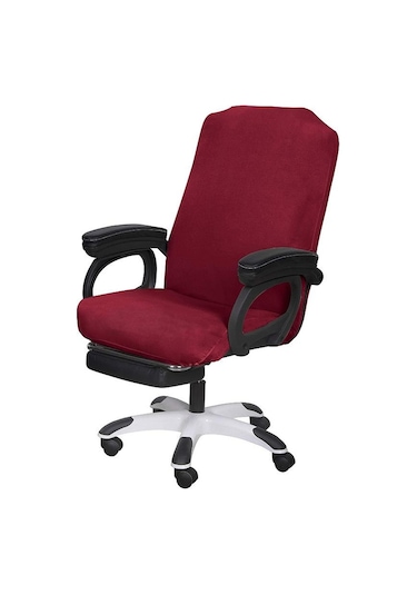 Bordo S/m/l Boyutları Ofis Streç Spandex Sandalye Anti-kirli Bilgisayar Koltuğu Sandalye Kapak Ofis Koltuğu Koltuk Örtüsü 55794180