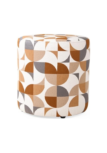 Just Home Modern Puf - Renkli - 42x38x38 Cm Renkli