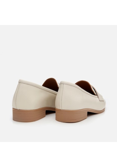 Hotiç Hakiki Deri Ekru Kadın Loafer 01ayh303980a400 Kemik-ecru Ekru