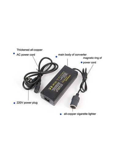 Wondernest 220v - 12v 15a Güç Dönüştürücü Araç - Ev Adaptörü Ab Fişli