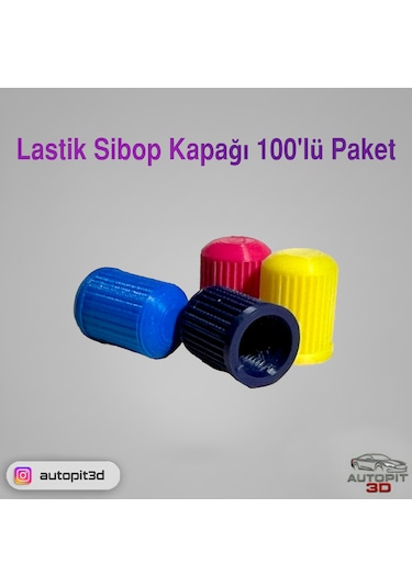 Lastik Subap Kapağı 100 Lü Paket