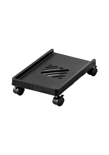 Sones Bilgisayar Ana Bilgisayar Braketi Masaüstü Şasi Mobil Tepsi Tabanı Yükseltme Rafı Makaralı, Özellikler: Evrensel Tekerlek + Düz Tekerlek