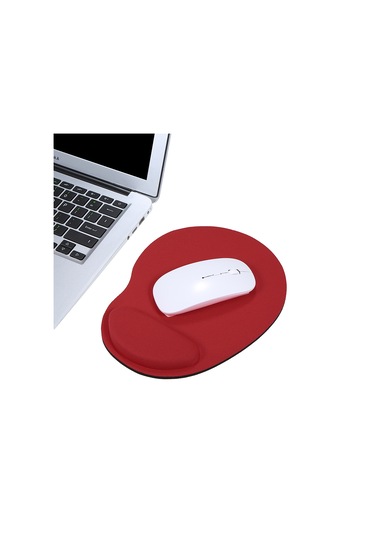 Mouse Pad Pc Dizüstü İçin Bilek Dinlenme Desteği İle,kırmızı