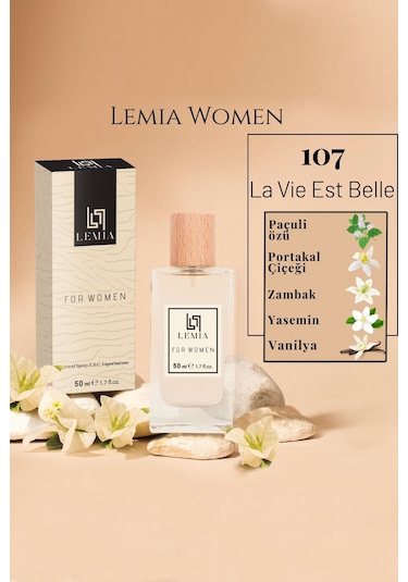 Lemia 107 Kadın Parfüm EDC 50 ML