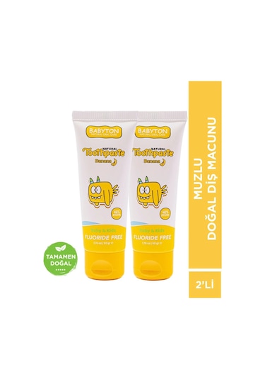 Set Muz Diş Macun 2'li Set 50 Gr Temel Bakım