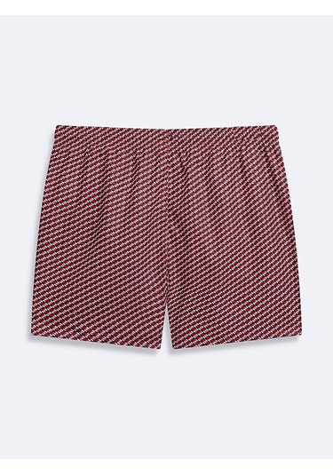 Ltb Desenli Regular Kırmızı Deniz Şort 012254602825018 14483 Kırmızı