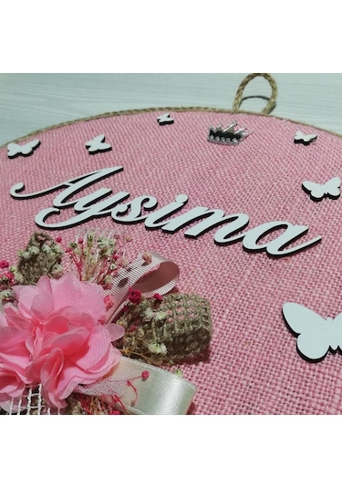 Loradavet Lora Davet Kız Bebek Kapı Süsü, Hastane Kapı Süsü, Duvar Süsü (1 (529472435) Çok Renkli