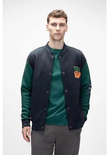 Bad Bear Erkek Polar Eleven Collage Jacket 25.02.15.007 Lacivert