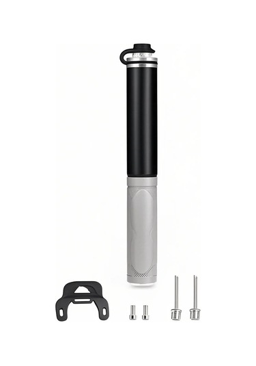 Reedark Alüminyum 120psı Yüksek Basınçlı Bisiklet Pompa - Taşınabilir Elden, İki Tip Uçlu, Gizli Hortumlu, Bisiklet Motosiklet Top Lastikler İçin Çok Renkli