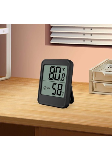 Suntek Dijital Higrometre Okunması Kolay Taşınabilir Çok Mc40-siyah