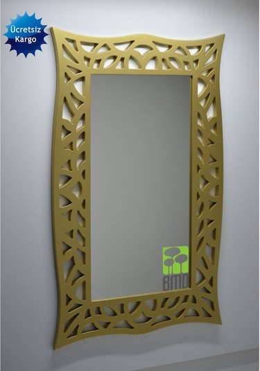 Dekoratif Duvar Ayna 120x60