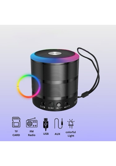 Auris Kln190 Rgb Taşınabilir Bluetooth Hoparlör