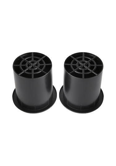 Yunboo Hoparlör Invertör Borusu 2 Adet, 100mm Açık, Fare Korumalı Ağı, 8-12 İnç Hoparlörler İçin, Abs Malzeme, 115mm Yükseklik, Akıcı Hava Akışı