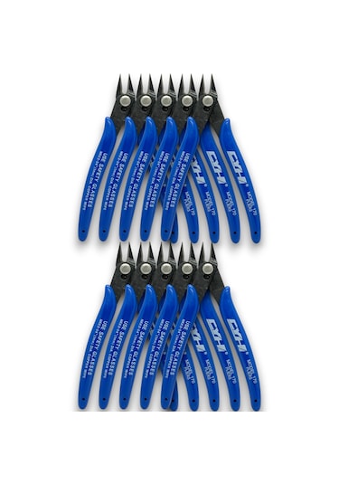 10 Adet - Model 170 Mini Yan Keski Elektronikçi Tip Hassas Ve Dip Kesimler