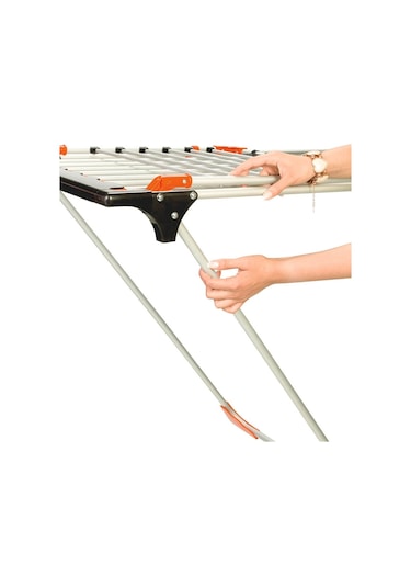 Tevalli T-Mt10 Kurudy Special Çamaşır Kurutmalık Gri - Kırmızı