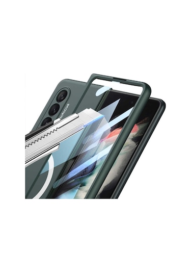 Galaxy Z Fold 3 Kilif Wireless Sarj Özellikli Kipta Magsafe Kilif 563842593