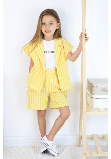 Raporlu İnterlok İkili Takım Sarı