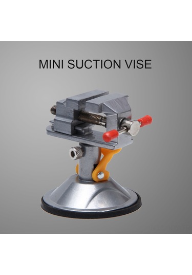 Youmex Alüminyum Mini Süspansiyon Somun Viski - 360 Döner Başlı - 12-55mm Tutma Aralığı - Pervazsız - Gümüş Gümüş