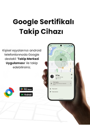 Android Uyumlu Tag Google Sertifikalı - Android Uyumludur Tekli Paket