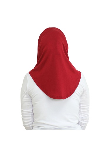 Spor Başörtüsü Kadın Hazır Giyim Türban Viskon Eşarp Şal - Bordo Bordo