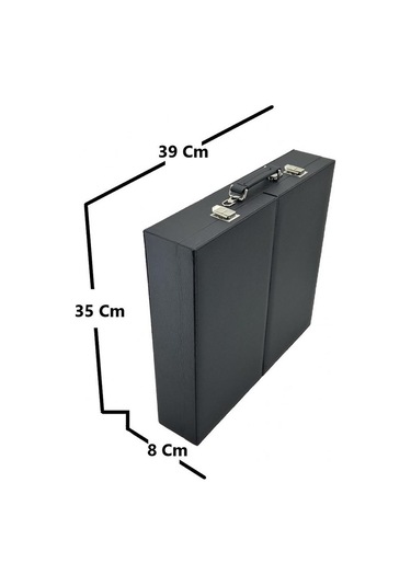 Kuyumcu Tespih Takı Taşıma Ve Saklama Çantası 31'li Siyah