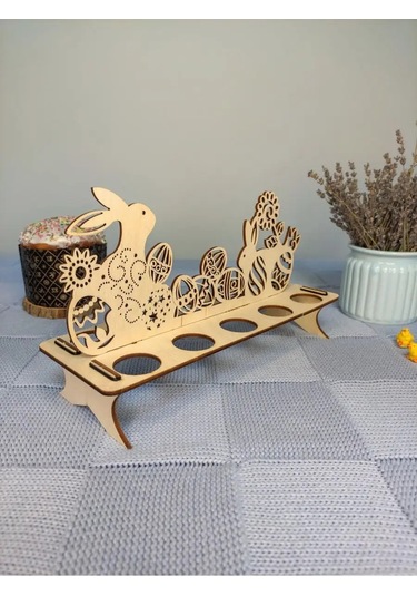 Woodiks Paskalya Yumurtası Standı 152009640 Bej