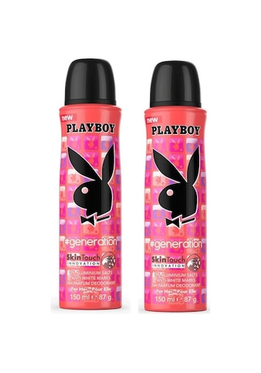 Playboy Generation Kadın Deodorant 150 ML x 2