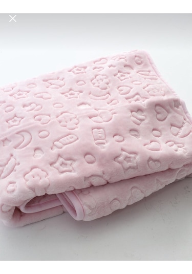 Golden Pelüş Bebek Battaniyesi Pembe