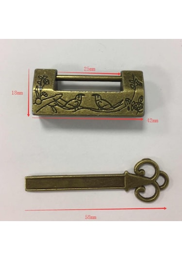 Homyl Vintage Bavul Bagaj Dolabı Çekmece Araç Kutusu Bakır