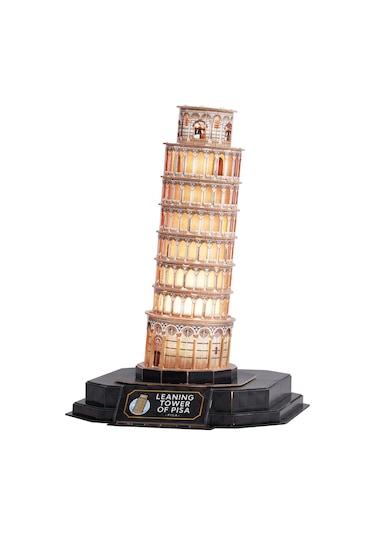 Pisa Kulesi 3d Puzzle Led Işıklı L535h