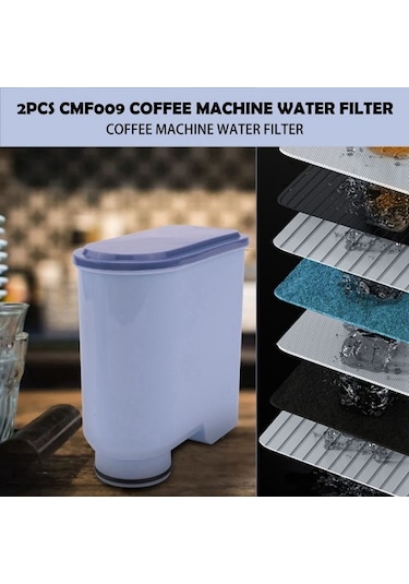 Metabagua 3 Adet Yedek Kahve Makinesi Su Filtresi Philips Saeco Aquaclean Filtreleri Kireç Çözücü Ca6903/10/00/01/22/47 Cmf009 5zp1kg Mavi