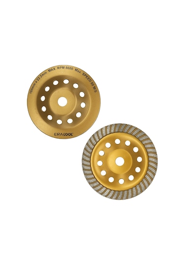 Dandoo 180 Mm Turbo Elmas Beton Taş Yüzey Silme Temizle Diski