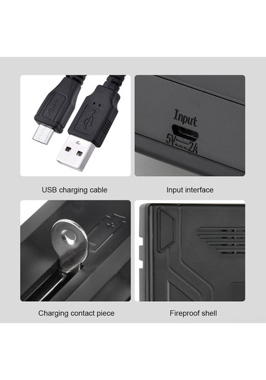 Samdoo Yonıı D4 4-lü Li-ion/ni-mh Şarj Cihazı, 18650 Pil Desteği, Lcd Ekran Ve Çoklu Güvenlik Koruması